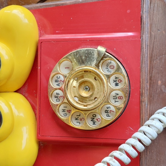 Rare Unique Vintage MCM Collectable Mickey Mouse Rotary Phone Lamp Walt Disney - Picture 4 of 15